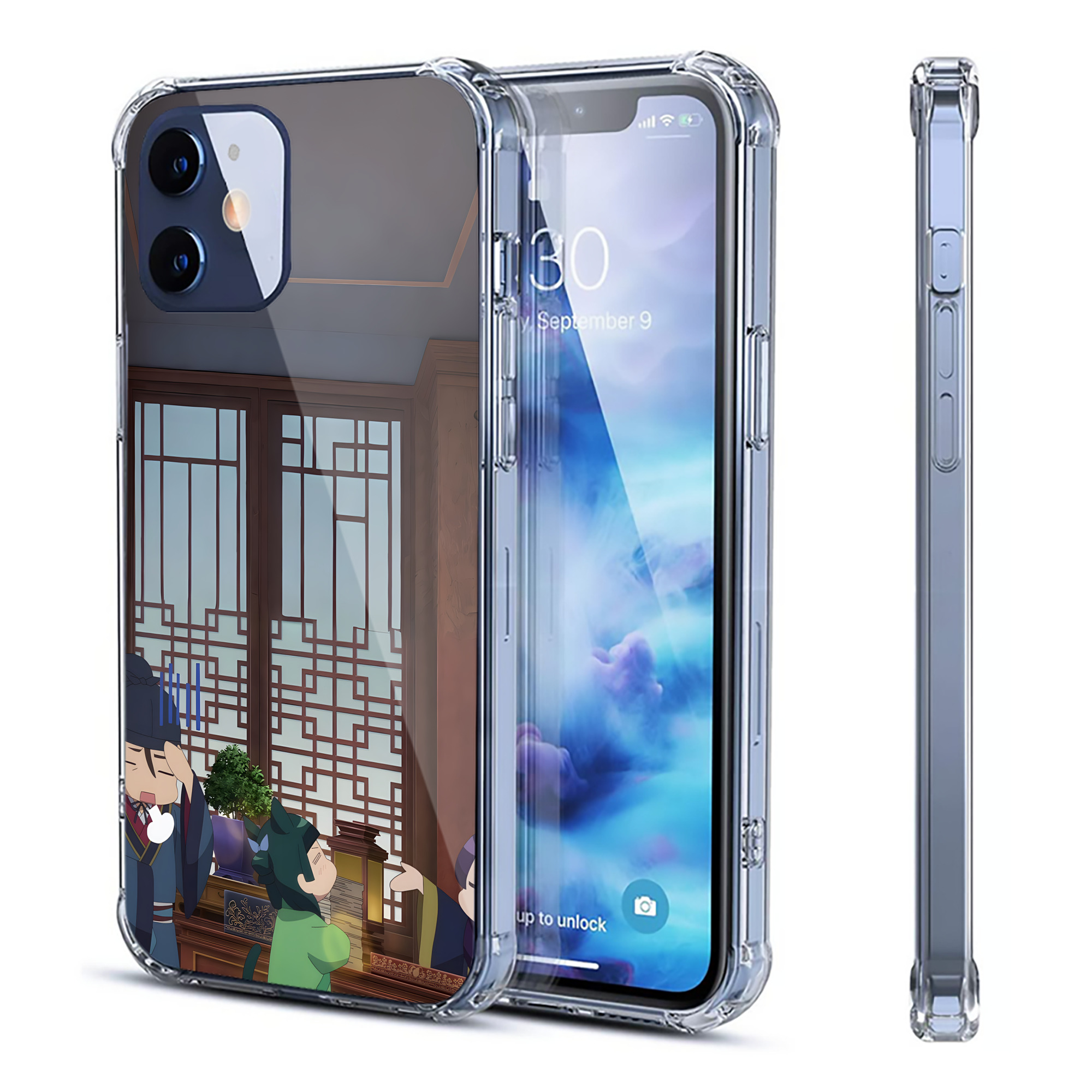 （画像用） 薬屋のひとりごと The Apothecary Diaries 【iPhone 12シリーズ対応】透明スマホケース（クリアソフトケース）